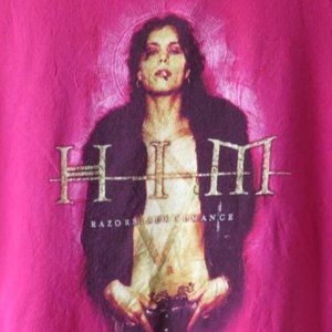 Vinatage HIM Razorblade Romance T-Shirt Valo